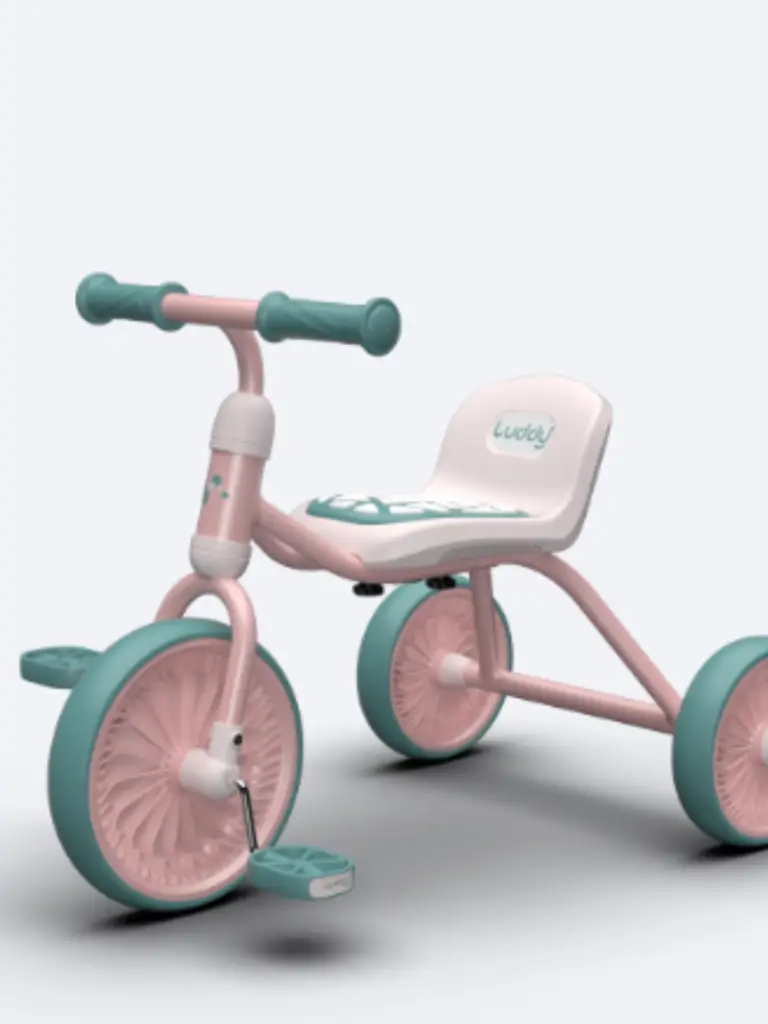 Option 5 Soft Mint and Pink Tricycle for Stylish Kids
