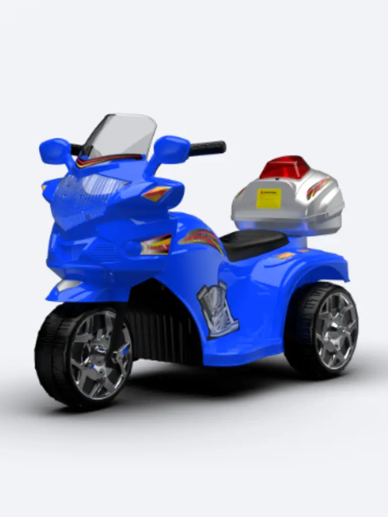 Pick 4 Blue Lightning Police Trike pour enfants